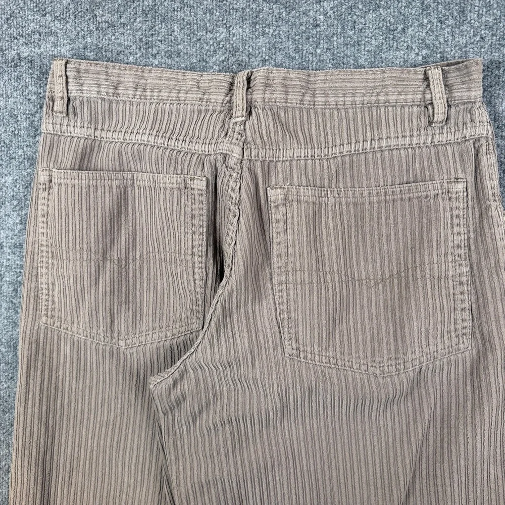 Vintage Anchor Blue Beyond Baggy Corduroy Pants Mens 34x30 Brown Wide Leg Y2K